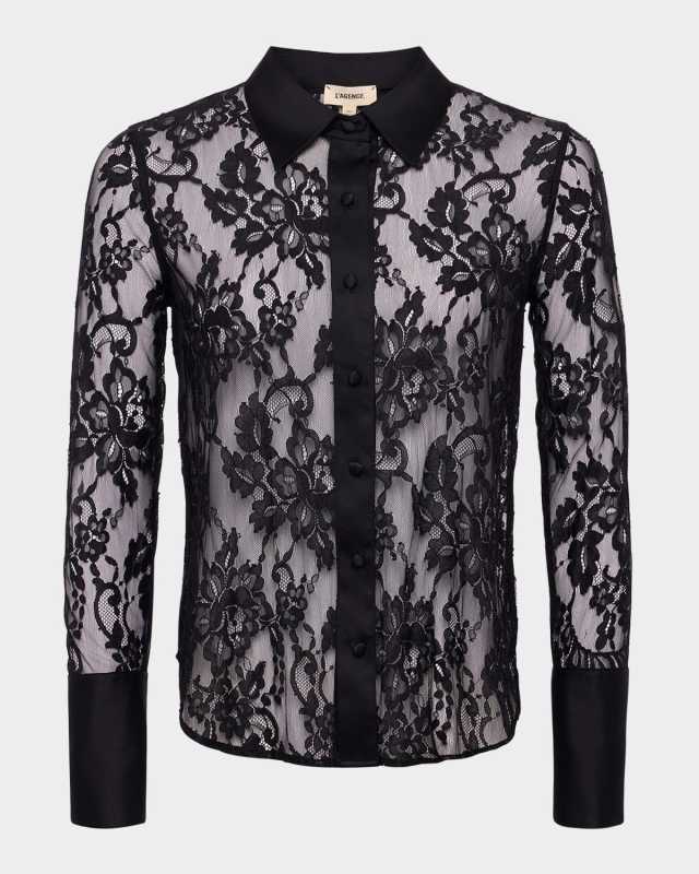 Reims Floral Lace Blous
